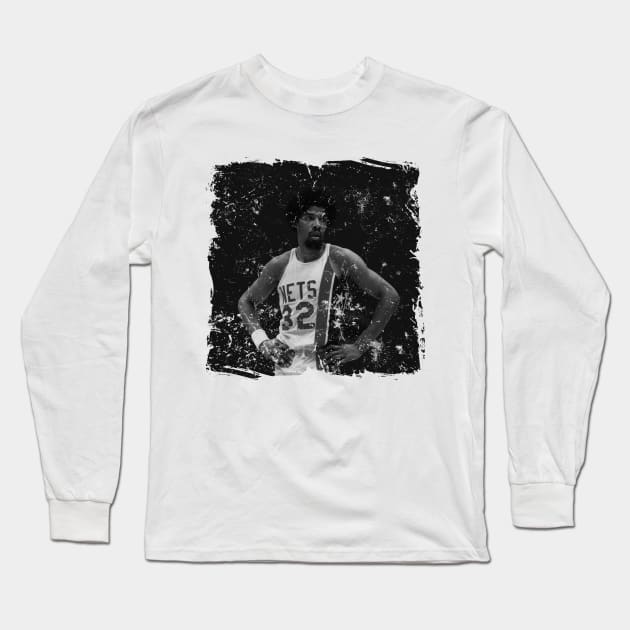 Julius Erving Long Sleeve T-Shirt by MucisianArt